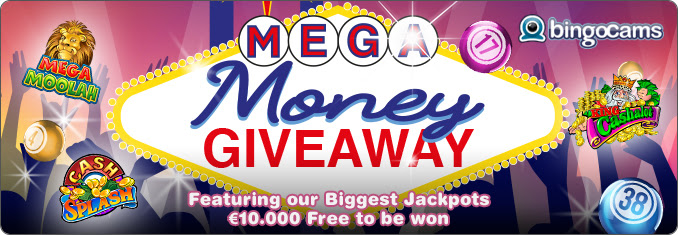 Bingocams Casino Mega Money Giveaway